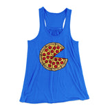 Pizza Slice Couple's Shirt Women's Flowey Racerback Tank Top Style001