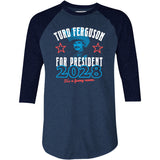 Turd Ferguson 2028 - 3/4 Sleeve Raglan T-Shirt