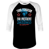Turd Ferguson 2028 - 3/4 Sleeve Raglan T-Shirt