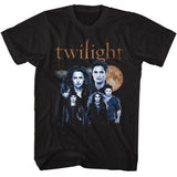 The Twilight Saga - Cullen Family With Moon Boyfriend Tee