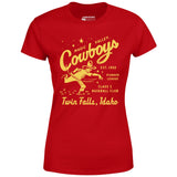 Twin Falls Magic Valley Cowboys - Idaho - Vintage Defunct Baseball Teams - Women's T-Shirt