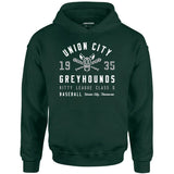 Union City Greyhounds - Tennessee - Vintage Defunct Baseball Teams - Unisex Hoodie