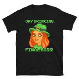 Day Drinking Final Boss Ladies T-Shirt