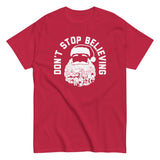 Don't Stop Believing Santa Men's Classic Tee