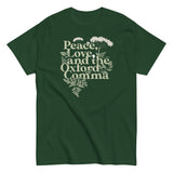 Peace, Love, And The Oxford Comma Men's Classic Tee