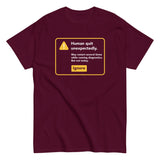 Human Quit Unexpectedly Men's Classic Tee