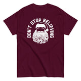 Don't Stop Believing Santa Men's Classic Tee