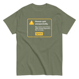 Human Quit Unexpectedly Men's Classic Tee