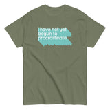 Not Begun To Procrastinate Men's Classic Tee