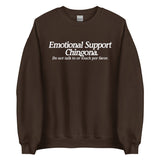 Emotional Support Chingona Crewneck Sweatshirt