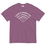 Home Is Where The WiFI Connects Automatically Men's Relaxed Fit Tee