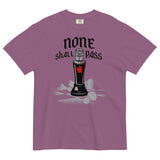 None Shall Pass Black Knight Men's Relaxed Fit Tee
