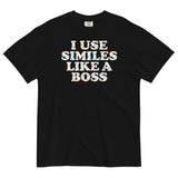 I Use Similes Like A Boss Men's Relaxed Fit Tee