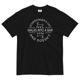 Schrodinger's Cat Walks Into A Bar Men's Relaxed Fit Tee