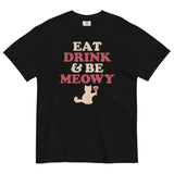 Eat Drink & Be Meowy Men's Relaxed Fit Tee