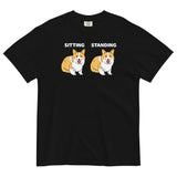 Corgi Sitting And Standing Men's Relaxed Fit Tee
