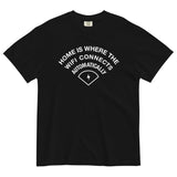 Home Is Where The WiFI Connects Automatically Men's Relaxed Fit Tee