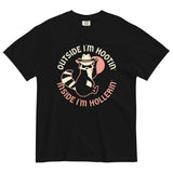 Outside I'm Hootin' Inside I'm Hollerin' Men's Relaxed Fit Tee