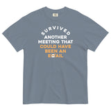 Survived Another Meeting Men's Relaxed Fit Tee