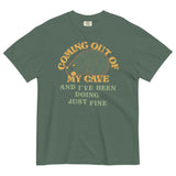 Coming Out Of My Cave And I've Been Doing Just Fine Men's Relaxed Fit Tee