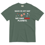 Back In My Day We Had Nine Planets Men's Relaxed Fit Tee