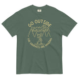 Go Outside The Graphics Are Amazing Men's Relaxed Fit Tee