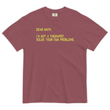 Dear Math, I'm Not A Therapist Men's Relaxed Fit Tee