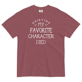My Favorite Character Died Men's Relaxed Fit Tee