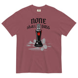 None Shall Pass Black Knight Men's Relaxed Fit Tee