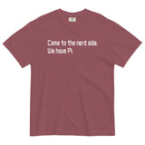 Come To The Nerd Side. We Have Pi. Men's Relaxed Fit Tee