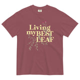 Living My Best Leaf Men's Relaxed Fit Tee
