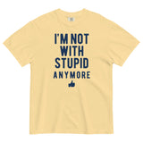 I'm Not With Stupid Anymore Men's Relaxed Fit Tee