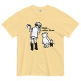 Shhh Coffee First Men's Relaxed Fit Tee