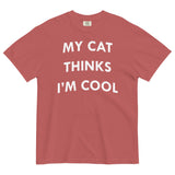 My Cat Thinks I'm Cool Men's Relaxed Fit Tee