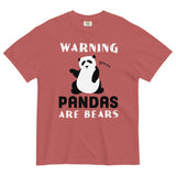 Warning, Pandas Are Bears Men's Relaxed Fit Tee