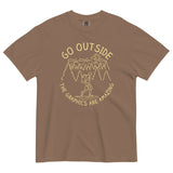 Go Outside The Graphics Are Amazing Men's Relaxed Fit Tee