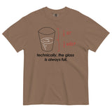 Technically, The Glass Is Always Full Men's Relaxed Fit Tee