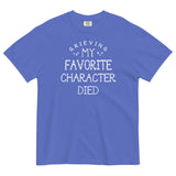 My Favorite Character Died Men's Relaxed Fit Tee