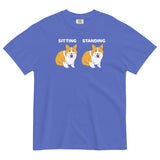 Corgi Sitting And Standing Men's Relaxed Fit Tee