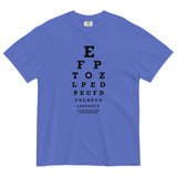 Too Close Eye Chart Men's Relaxed Fit Tee
