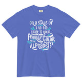 Favorite Color In The Alphabet Men's Relaxed Fit Tee