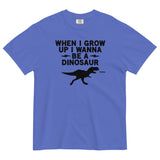 When I Grow Up I Wanna Be A Dinosaur Men's Relaxed Fit Tee