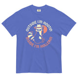 Outside I'm Hootin' Inside I'm Hollerin' Men's Relaxed Fit Tee