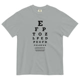 Too Close Eye Chart Men's Relaxed Fit Tee