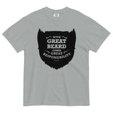 With Great Beard Comes Great Responsibility Men's Relaxed Fit Tee