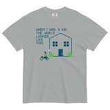 When I Was A Kid The World Men's Relaxed Fit Tee