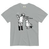 Shhh Coffee First Men's Relaxed Fit Tee