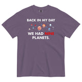 Back In My Day We Had Nine Planets Men's Relaxed Fit Tee