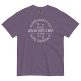 Schrodinger's Cat Walks Into A Bar Men's Relaxed Fit Tee