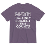 Math The Only Subject That Counts Men's Relaxed Fit Tee